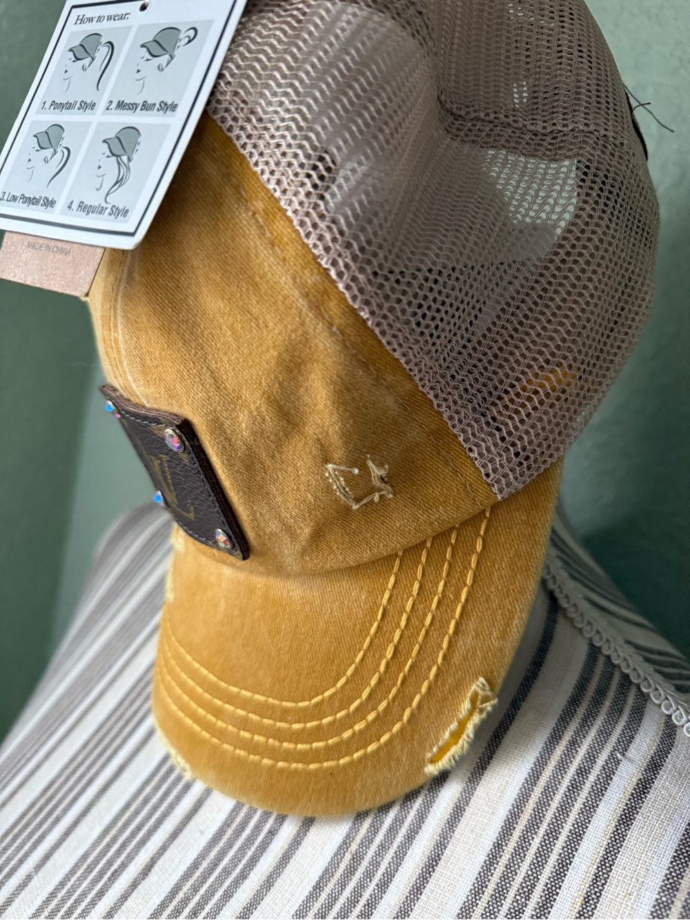 Distressed Rhinestone Detail - Picture 5 of 11